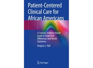 9783030264178 - Patient-Centered Clinical Care for African Americans - Gregory L Hall Kartoniert (TB)