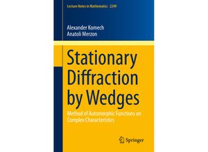 9783030266981 - Stationary Diffraction by Wedges - Alexander Komech Anatoli Merzon Kartoniert (TB)