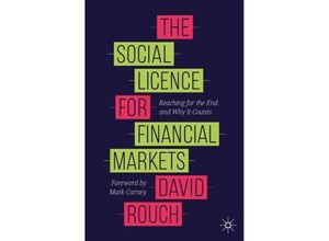 9783030402198 - The Social Licence for Financial Markets - David Rouch Kartoniert (TB)