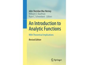 9783030420840 - An Introduction to Analytic Functions - John Sheridan Mac Nerney Kartoniert (TB)