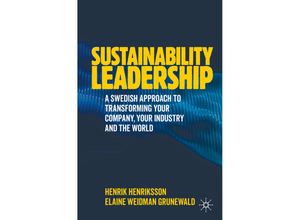 9783030422936 - Sustainability Leadership - Henrik Henriksson Elaine Weidman Grunewald Kartoniert (TB)