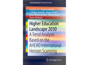 9783030448967 - SpringerBriefs in Education   Higher Education Landscape 2030 - Dominic Orr Maren Luebcke J Philipp Schmidt Markus Ebner Klaus Wannemacher Martin Ebner Dieter Dohmen Kartoniert (TB)