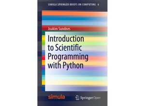 9783030503550 - Introduction to Scientific Programming with Python - Joakim Sundnes Kartoniert (TB)