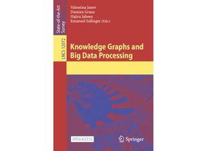 9783030531980 - Knowledge Graphs and Big Data Processing Kartoniert (TB)