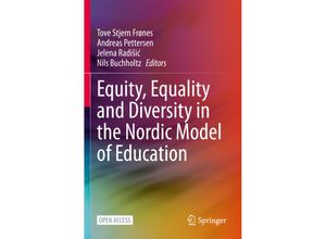 9783030616502 - Equity Equality and Diversity in the Nordic Model of Education Kartoniert (TB)