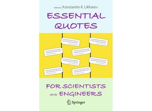 9783030633318 - Essential Quotes for Scientists and Engineers Kartoniert (TB)