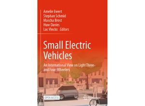 9783030658458 - Small Electric Vehicles Kartoniert (TB)