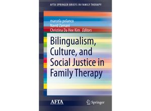 9783030660352 - AFTA SpringerBriefs in Family Therapy   Bilingualism Culture and Social Justice in Family Therapy Kartoniert (TB)