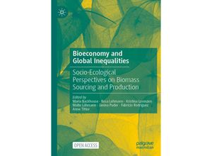 9783030689469 - Bioeconomy and Global Inequalities Kartoniert (TB)