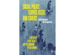 9783030698751 - Social Policy Service Users and Carers Kartoniert (TB)