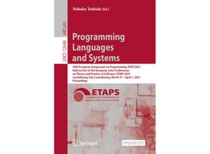 9783030720186 - Programming Languages and Systems Kartoniert (TB)