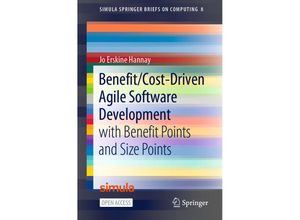 9783030742171 - Benefit Cost-Driven Software Development - Jo Erskine Hannay Kartoniert (TB)