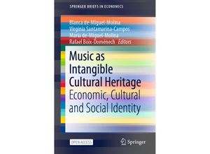 9783030768812 - SpringerBriefs in Economics   Music as Intangible Cultural Heritage Kartoniert (TB)