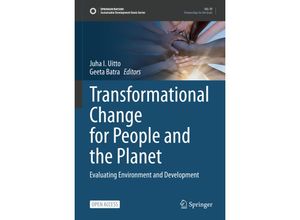 9783030788551 - Sustainable Development Goals Series   Transformational Change for People and the Planet Kartoniert (TB)