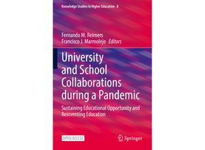 9783030821616 - University and School Collaborations during a Pandemic Kartoniert (TB)