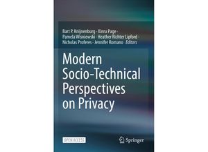 9783030827885 - Modern Socio-Technical Perspectives on Privacy Kartoniert (TB)