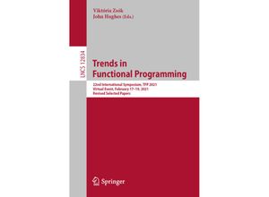 9783030839772 - Trends in Functional Programming Kartoniert (TB)