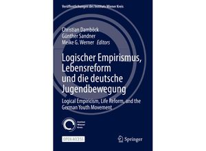 9783030848897 - Logischer Empirismus Lebensreform und die deutsche Jugendbewegung Kartoniert (TB)