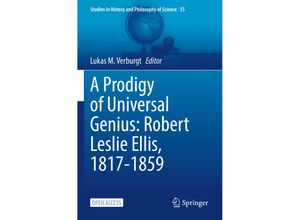 9783030852603 - A Prodigy of Universal Genius Robert Leslie Ellis 1817-1859 Kartoniert (TB)