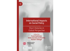 9783030866471 - Global Dynamics of Social Policy   International Impacts on Social Policy Kartoniert (TB)