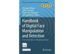 9783030876661 - Advances in Computer Vision and Pattern Recognition   Handbook of Digital Face Manipulation and Detection Kartoniert (TB)