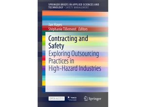 9783030897918 - SpringerBriefs in Applied Sciences and Technology   Contracting and Safety Kartoniert (TB)