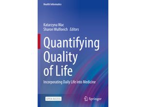 9783030942144 - Health Informatics   Quantifying Quality of Life Kartoniert (TB)