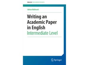 9783030956141 - English for Academic Research   Writing an Academic Paper in English - Adrian Wallwork Kartoniert (TB)