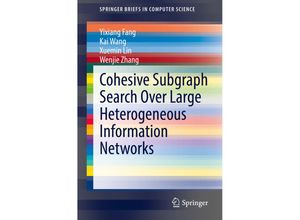 9783030975678 - SpringerBriefs in Computer Science   Cohesive Subgraph Search Over Large Heterogeneous Information Networks - Yixiang Fang Kai Wang Xuemin Lin Wenjie Zhang Kartoniert (TB)