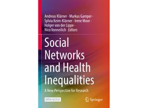 9783030977245 - Social Networks and Health Inequalities Kartoniert (TB)