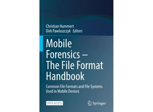 9783030984694 - Mobile Forensics - The File Format Handbook Kartoniert (TB)