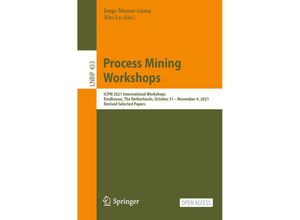 9783030985806 - Process Mining Workshops Kartoniert (TB)