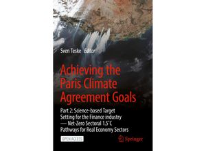 9783030991791 - Achieving the Paris Climate Agreement Goals Kartoniert (TB)