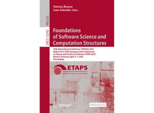 9783030992521 - Foundations of Software Science and Computation Structures Kartoniert (TB)