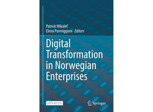 9783031052781 - Digital Transformation in Norwegian Enterprises Kartoniert (TB)