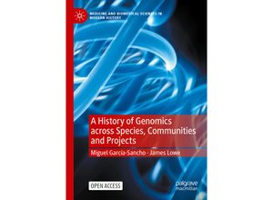 9783031061325 - Medicine and Biomedical Sciences in Modern History   A History of Genomics across Species Communities and Projects - Miguel García-Sancho James Lowe Kartoniert (TB)