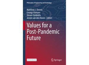 9783031084263 - Values for a Post-Pandemic Future Kartoniert (TB)