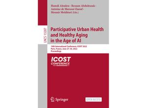 9783031095924 - Participative Urban Health and Healthy Aging in the Age of AI Kartoniert (TB)