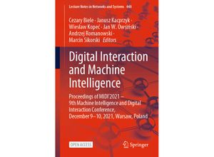 9783031114311 - Digital Interaction and Machine Intelligence Kartoniert (TB)