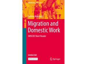 9783031114656 - IMISCOE Research Series   Migration and Domestic Work - Sabrina Marchetti Kartoniert (TB)