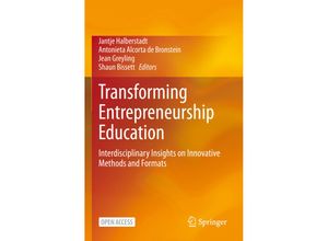 9783031115806 - Transforming Entrepreneurship Education Kartoniert (TB)