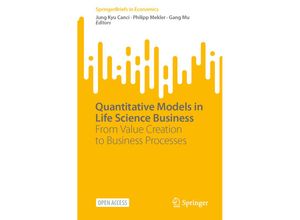 9783031118135 - SpringerBriefs in Economics   Quantitative Models in Life Science Business Kartoniert (TB)