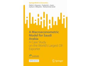 9783031122743 - SpringerBriefs in Economics   A Macroeconometric Model for Saudi Arabia - Fakhri J Hasanov Frederick L Joutz Jeyhun I Mikayilov Muhammad Javid Kartoniert (TB)