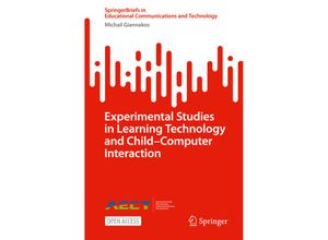 9783031143496 - Experimental Studies in Learning Technology and Child-Computer Interaction - Michail Giannakos Kartoniert (TB)