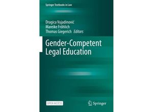 9783031143625 - Gender-Competent Legal Education Kartoniert (TB)