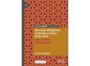 9783031145193 - Warranty Obligations in Western France 1040-1270 - MW McHaffie Kartoniert (TB)