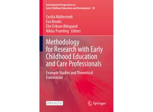 9783031145858 - Methodology for Research with Early Childhood Education and Care Professionals Kartoniert (TB)