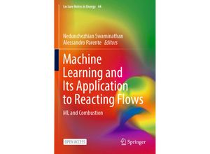 9783031162503 - Machine Learning and Its Application to Reacting Flows Kartoniert (TB)