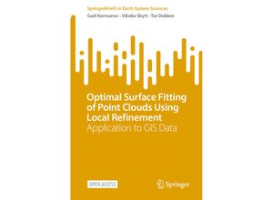 9783031169533 - SpringerBriefs in Earth System Sciences   Optimal Surface Fitting of Point Clouds Using Local Refinement - Gaël Kermarrec Vibeke Skytt Tor Dokken Kartoniert (TB)