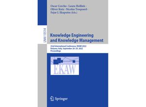 9783031171048 - Knowledge Engineering and Knowledge Management Kartoniert (TB)